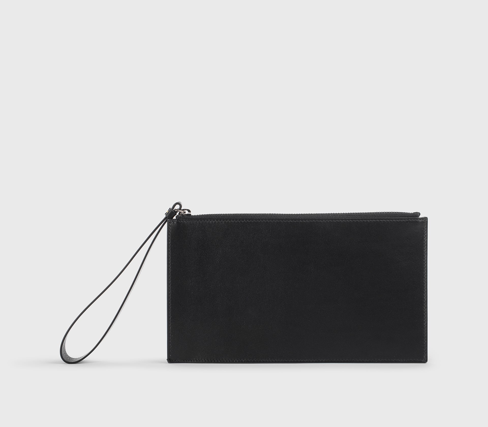 Credit card holder in black leather