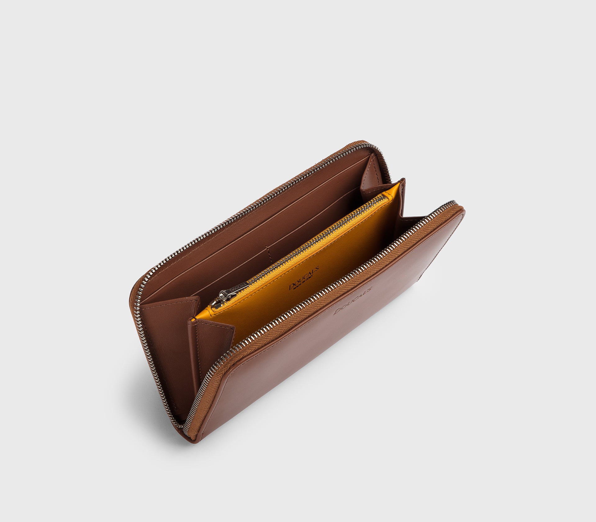 Continental tan-coloured leather wallet