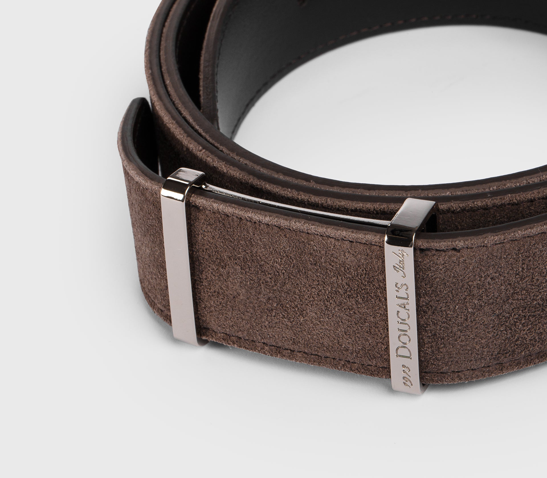 Ceinture en daim brun