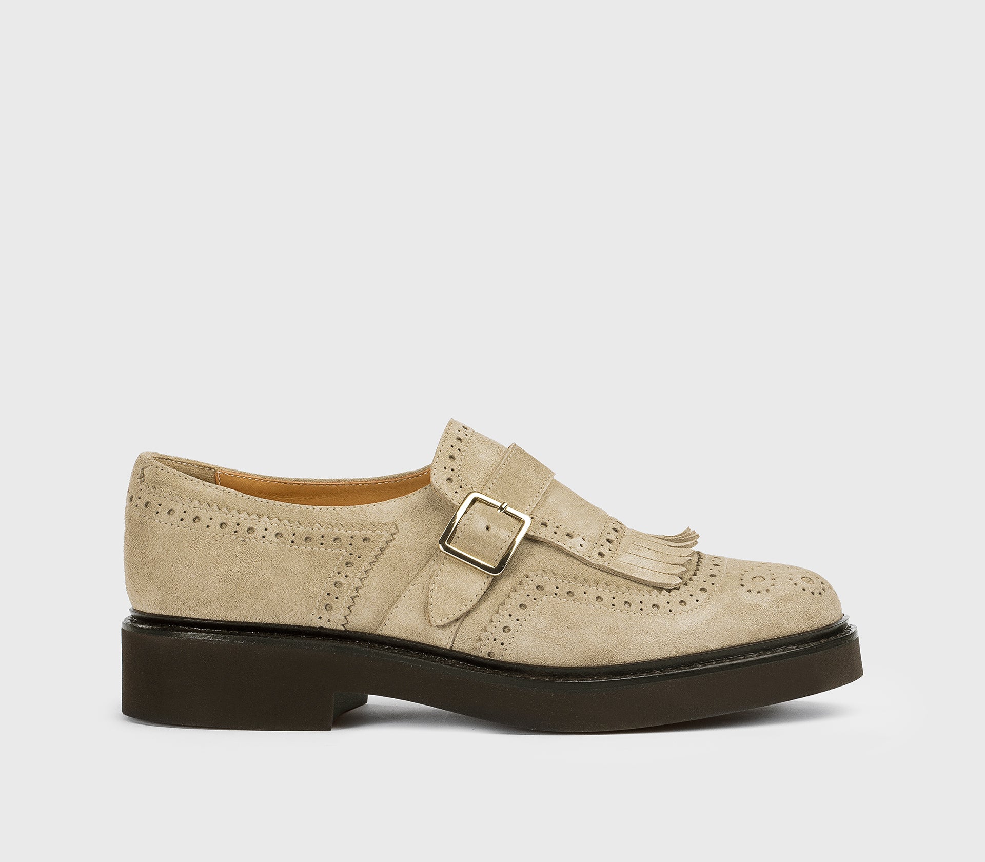 Monofibbia da donna in suede | sabbia - Doucal's