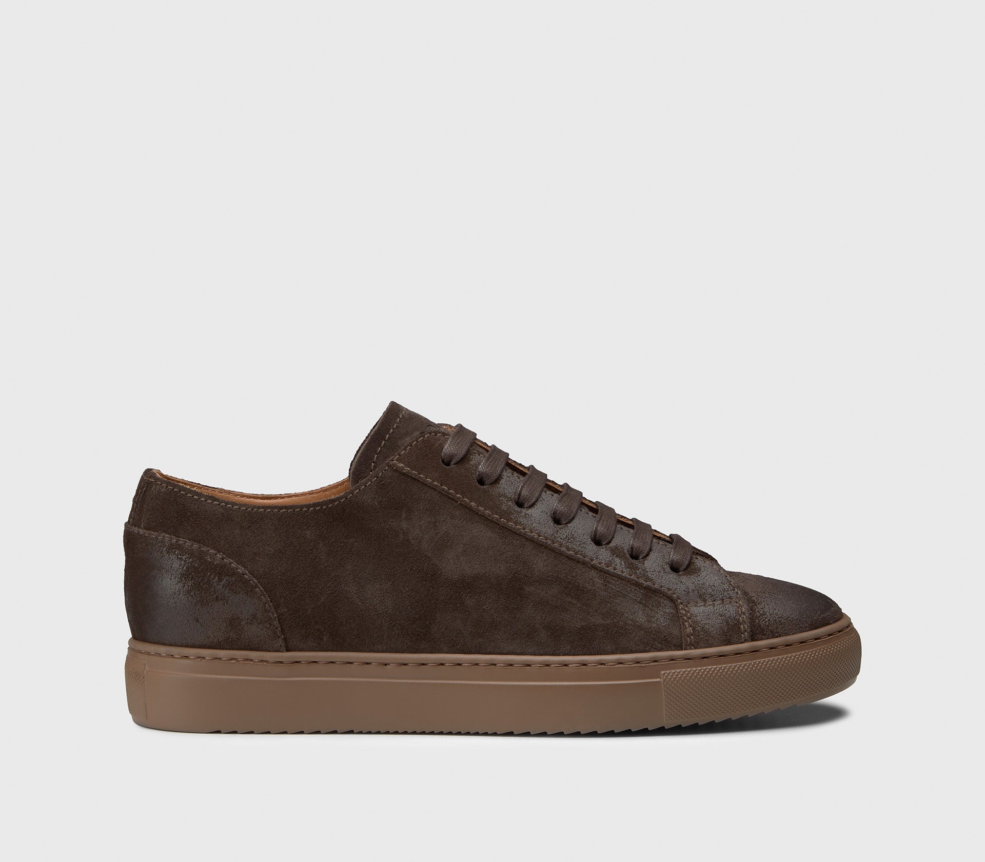 Sneaker da uomo in suede | testa moro - Doucal's