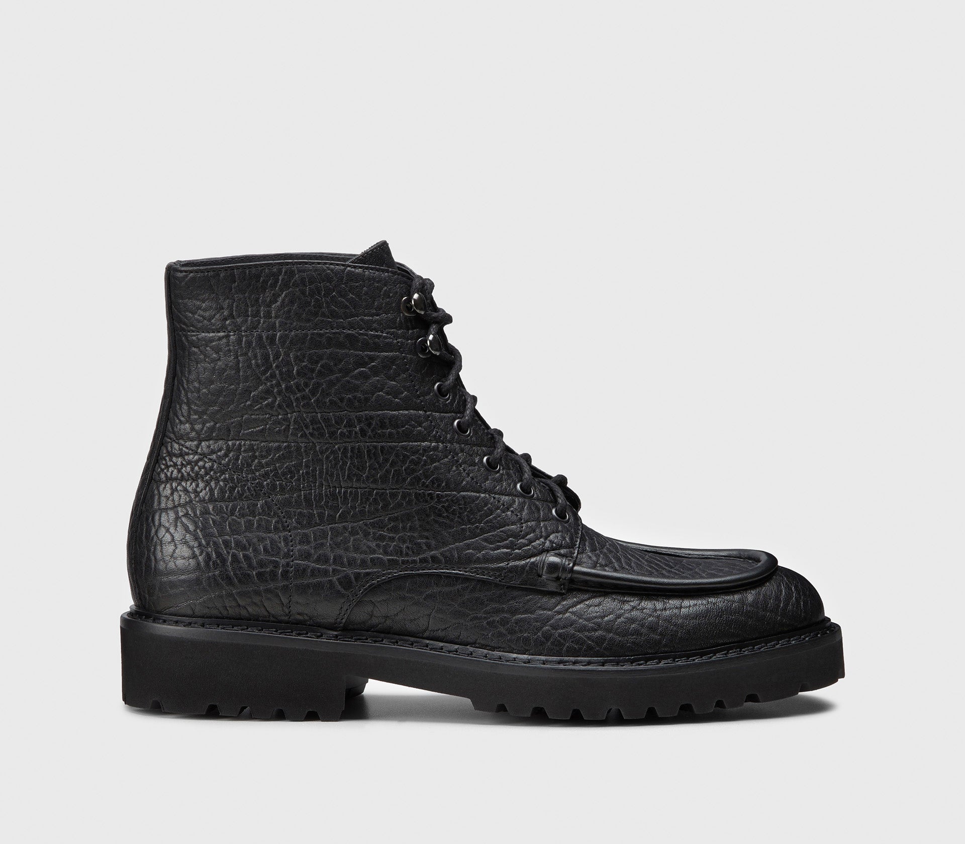 Combat boot da uomo in pelle |nero - Doucal's