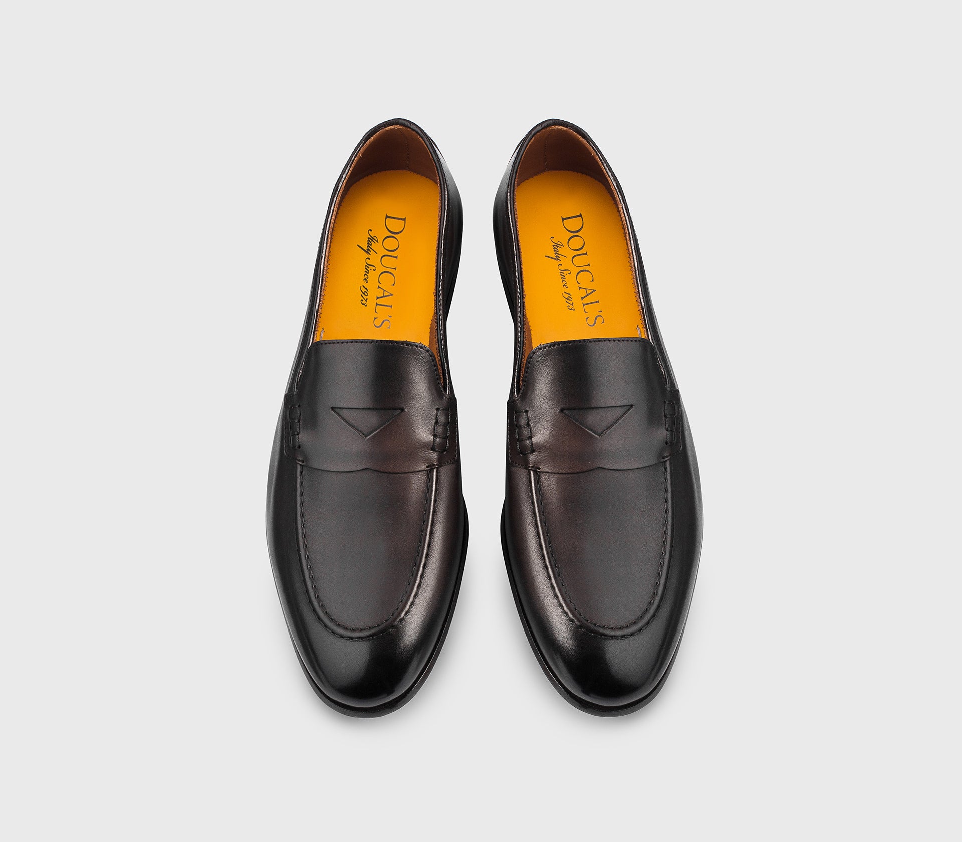 Loafer in dark brown leather