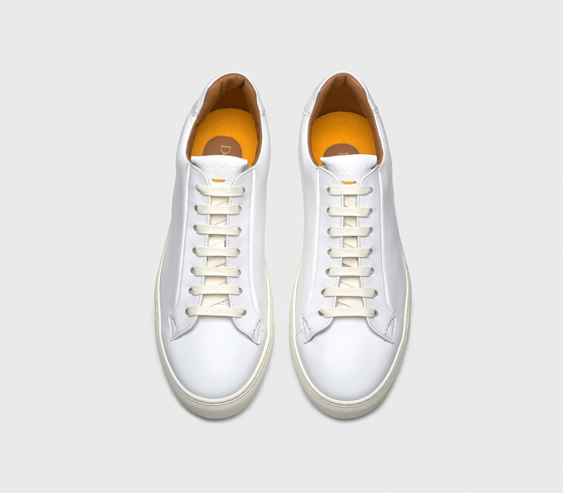 White leather sneaker