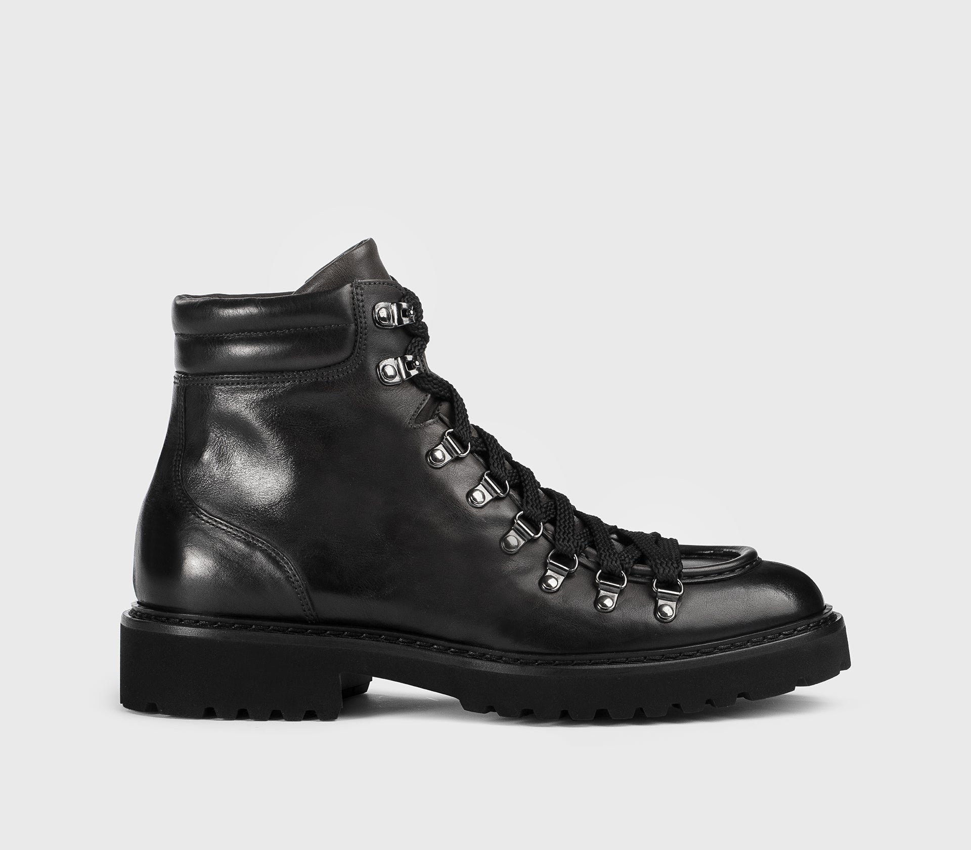 Combat boot da uomo in pelle| grigio -Doucal's