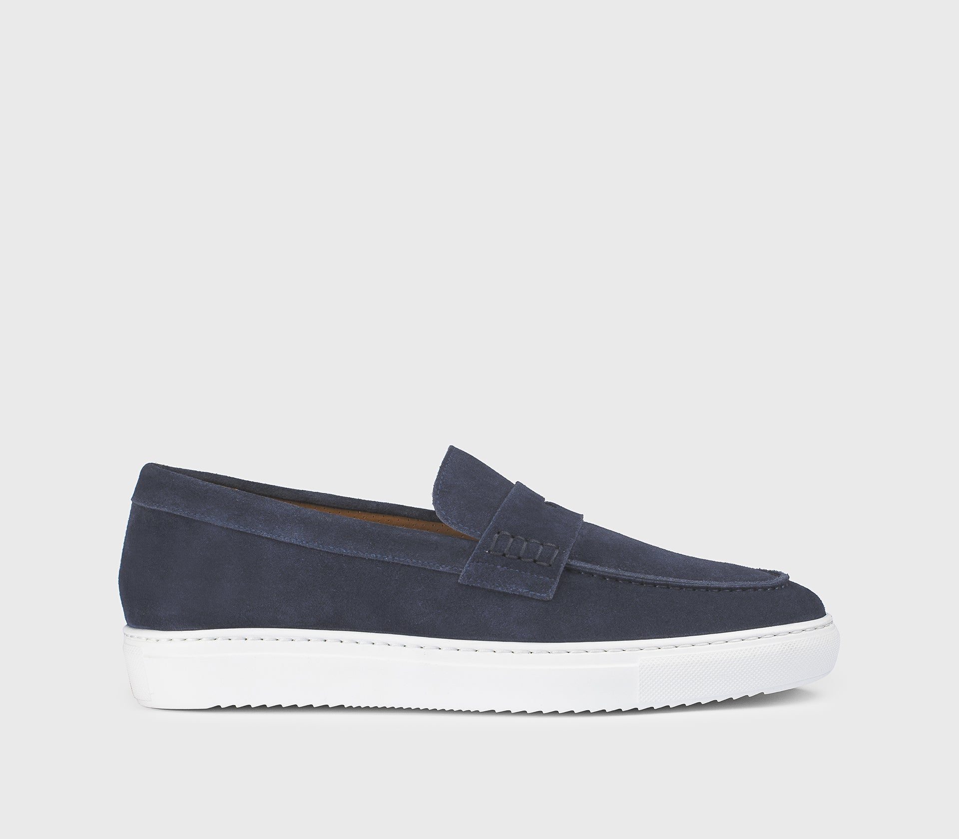 Mocassino slip-on da uomo in suede | blu - Doucal's