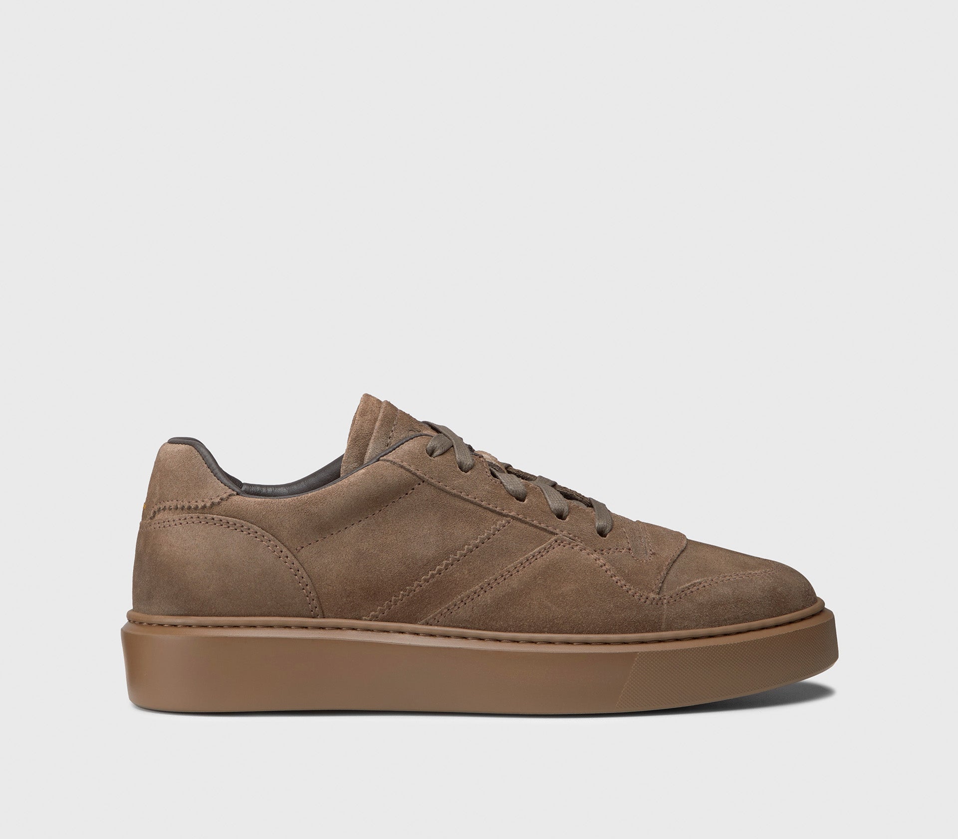 Sneaker da uomo in suede | caffè - Doucal's