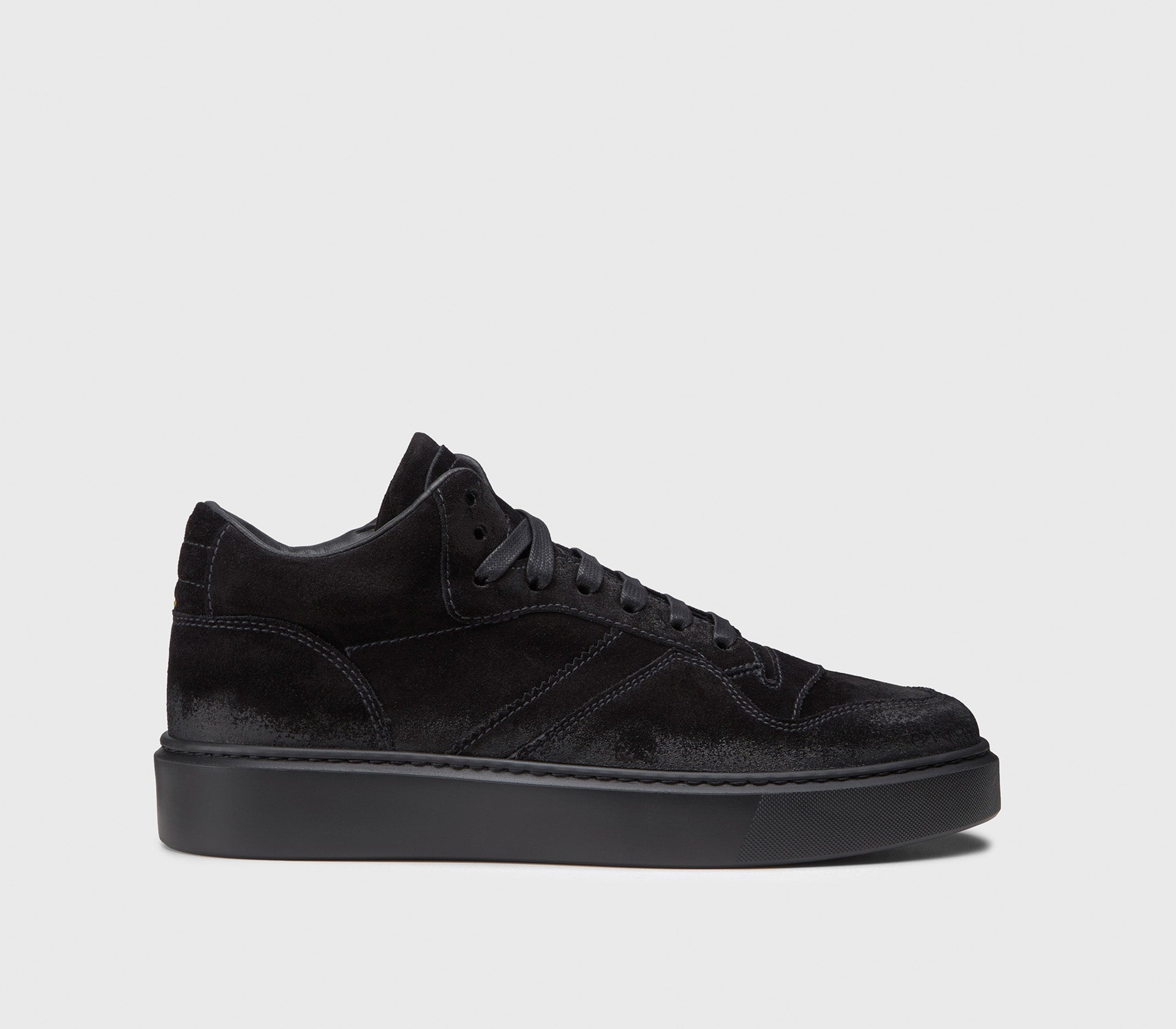 Sneaker da uomo in suede | nero - Doucal's