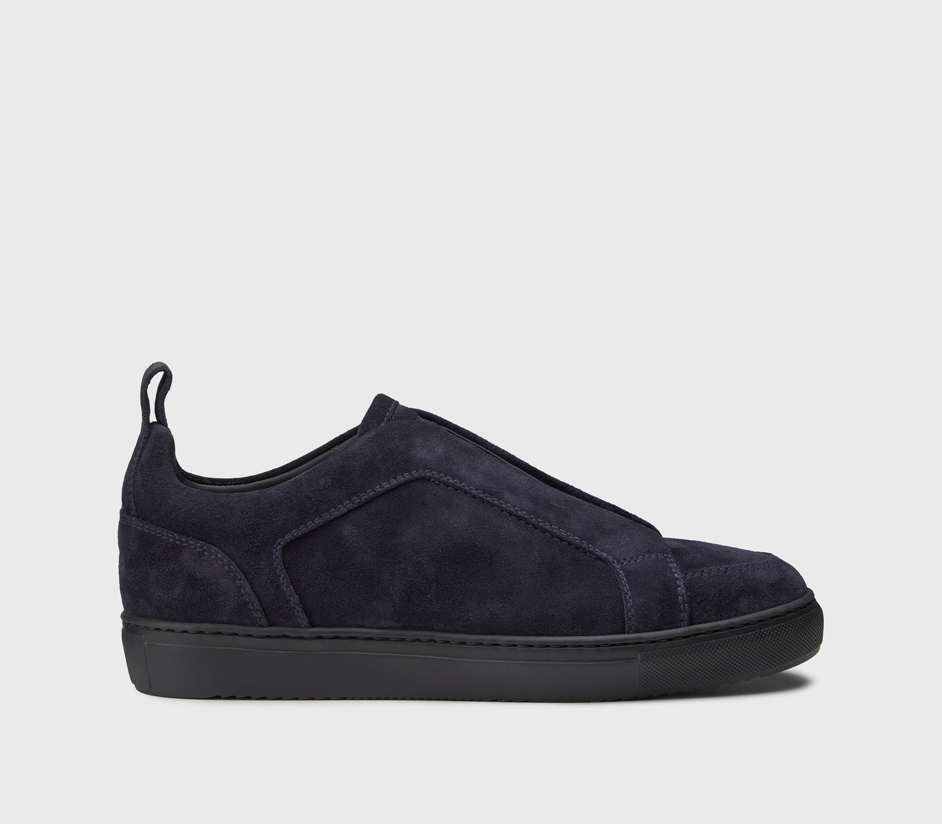 Sneaker da uomo in suede | blu - Doucal's