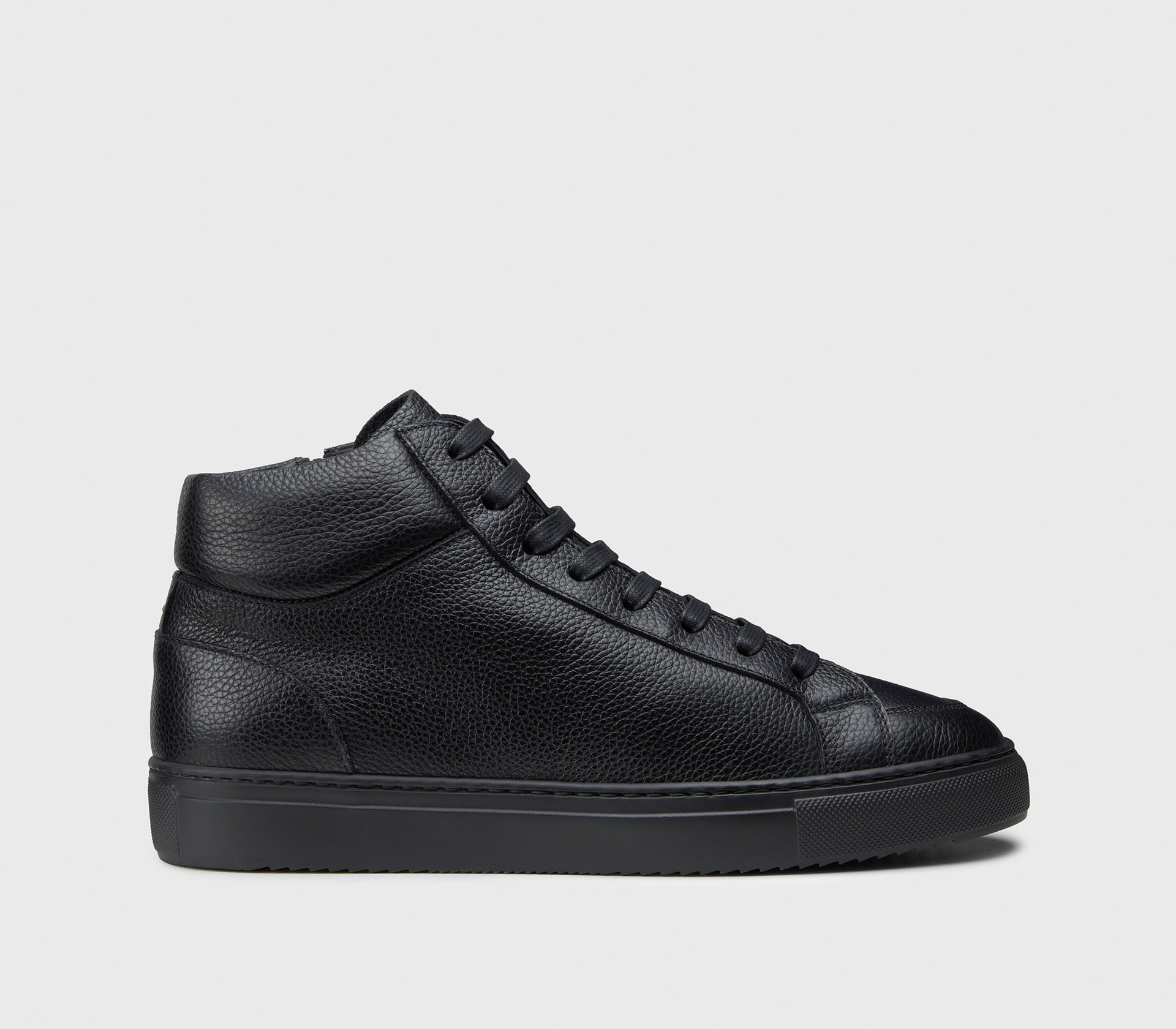 Sneaker da uomo in pelle bottalata | nero - Doucal's