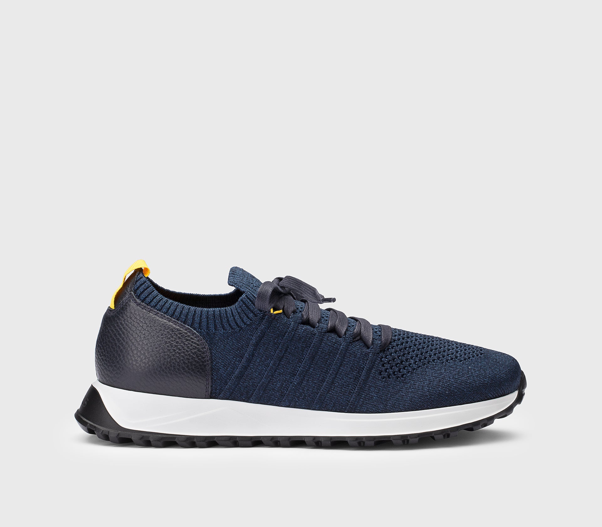 Sneaker da uomo in tessuto e pelle | blu - Doucal's