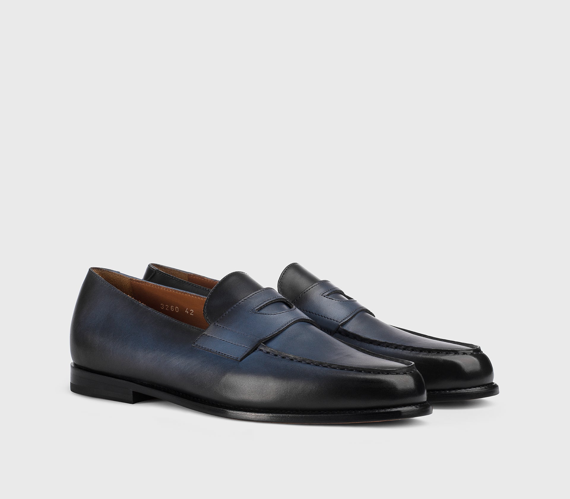 Mario 50 loafer in light blue leather