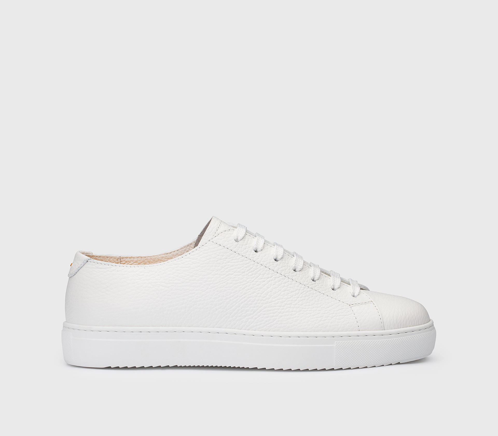 Sneaker da uomo in pelle bottalata | bianco - Doucal's