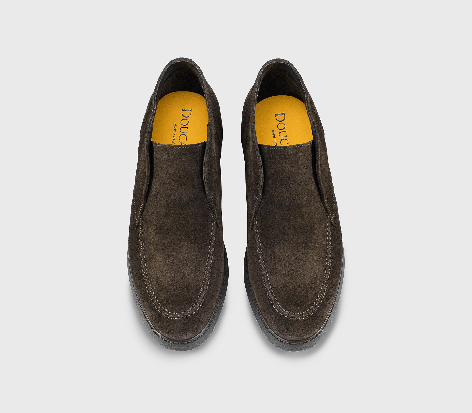 Desert boot senza lacci in suede marrone