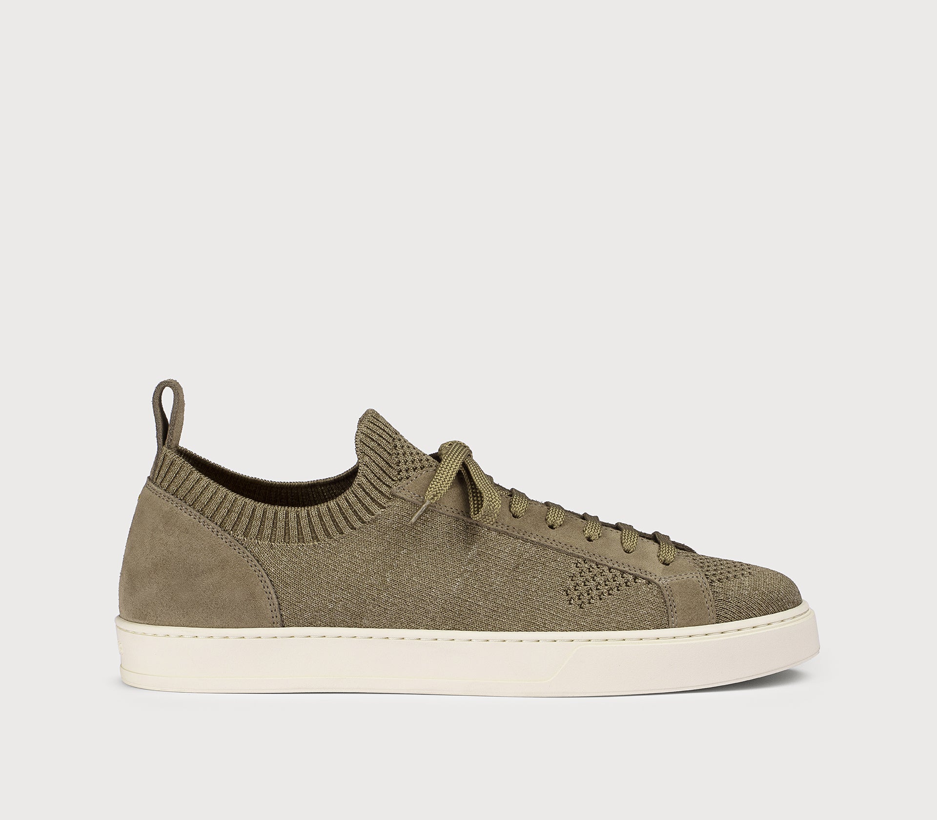 Sneaker da uomo in tessuto e suede | marrone - Doucal's