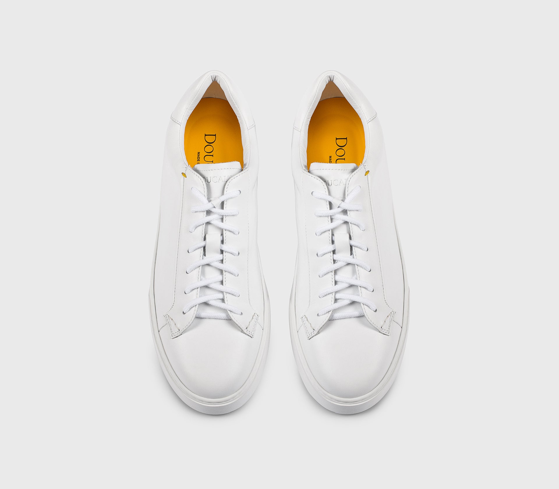 Sneaker en cuir blanc