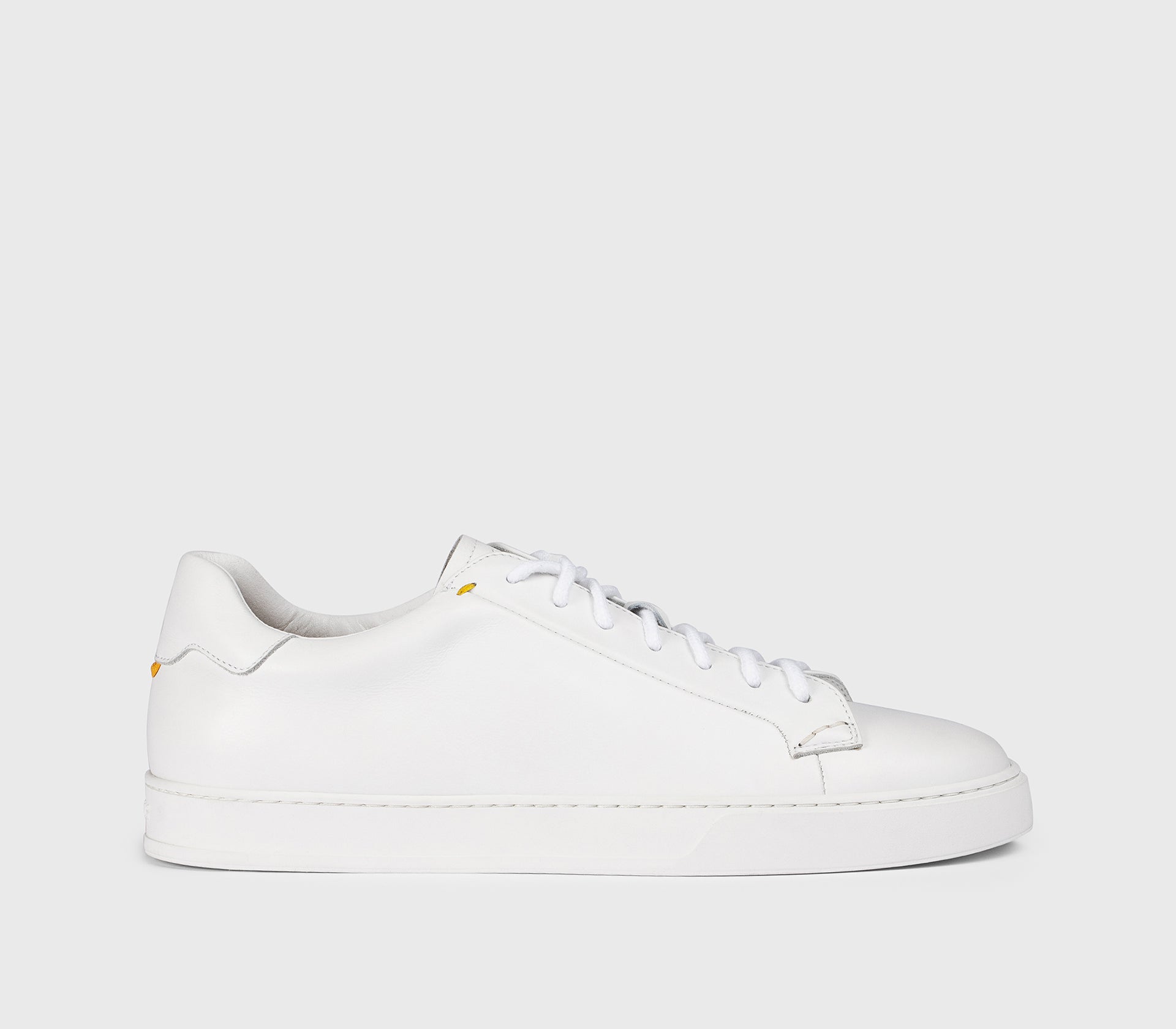 Sneaker en cuir blanc