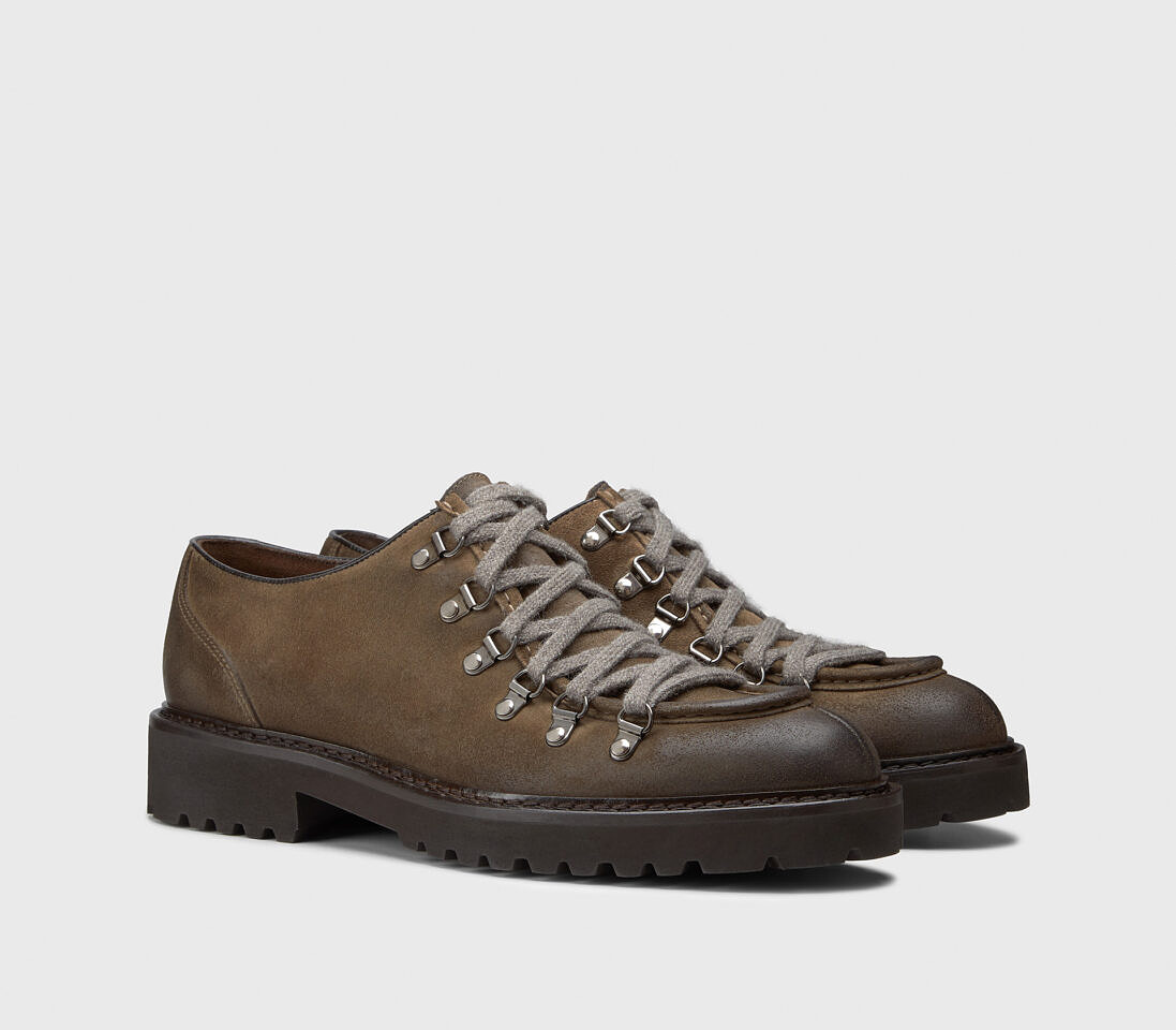 Stringate da uomo in suede | cuoio - Doucal's