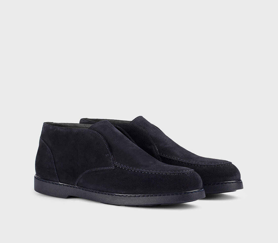 Desert boot da uomo in suede | blu - Doucal's